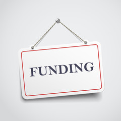 funding hanging sign