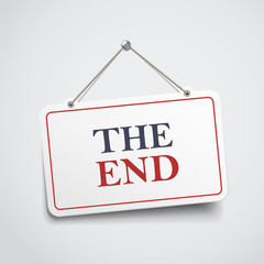 the end hanging sign