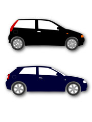 Silhouettes of Car vector