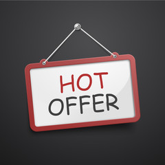 hot offer hanging sign