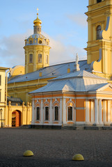 Peter and Paul fortress in Saint-Petersburg, Russia.