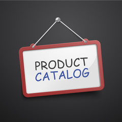 product catalog hanging sign