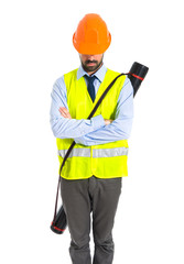 architect over white