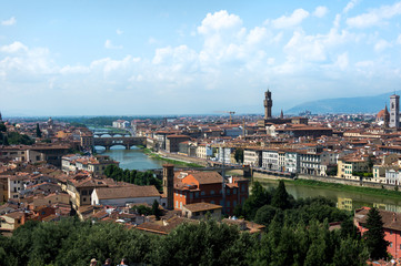 Fototapeta na wymiar Panoramic view, Florence, Italy
