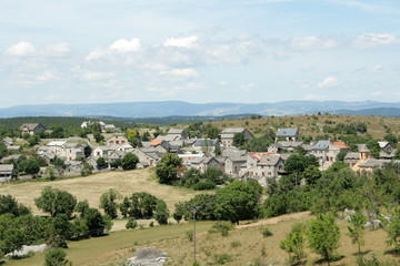 Fototapeta na wymiar Village de Lozère,Languedoc