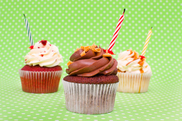 Birthday cupcakes