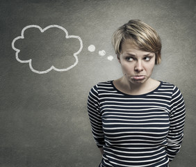 Thinking and confused