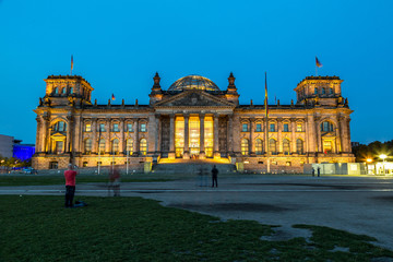 Fototapeta premium Reichstag building in Berlin, Germany