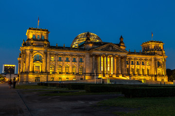 Reichstag building in Berlin, Germany