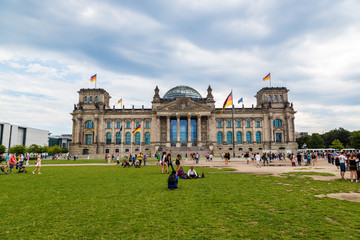 Naklejka premium Reichstag building in Berlin