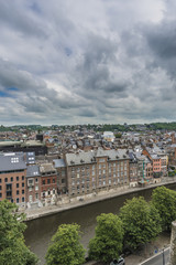 Obraz premium Namur skyline, Wallonia, Belgium.