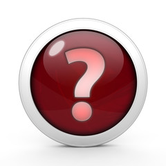 information circular icon on white background