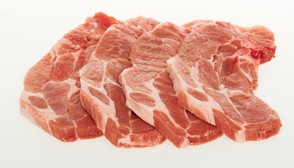 Nackenkotelett Schwein Fleisch