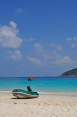 White sand beach, Similan island, Thailand