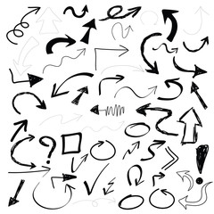 black points set vector