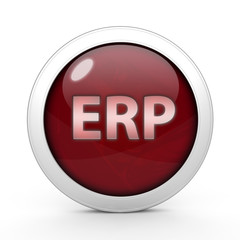 ERP circular icon on white background