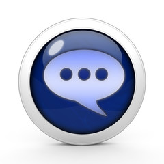 forum circular icon on white background