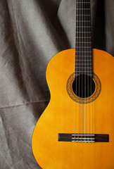Fototapeta premium Classical guitar close up.