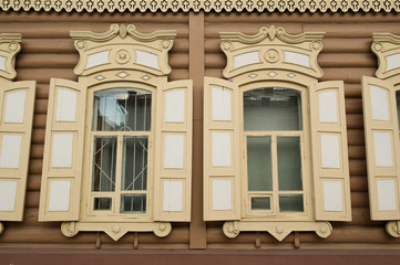 Fototapeta na wymiar Fenster in Ulan Ude