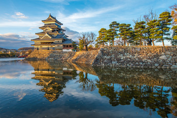 Naklejka premium Matsumoto castle, national treasure of Japan