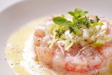 Tartare di gambero rosso