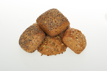 Brötchen, körner, brot