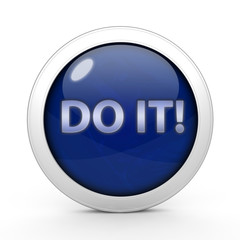 Do it circular icon on white background