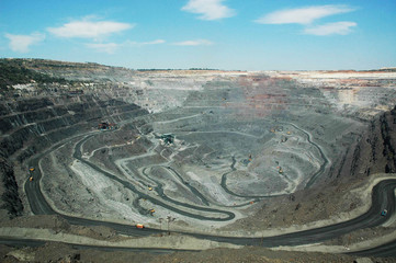 pit iron ore mining