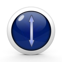 Arrow  circular icon on white background