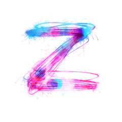 Twinkle light alphabet Z.