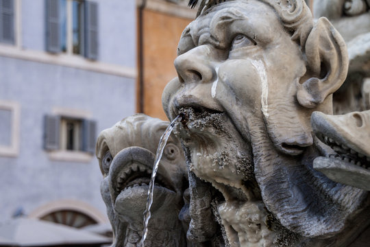 Fountain detail Rome