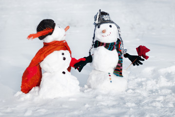 Couple of snowmen