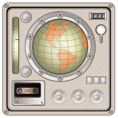 vintage control panel icon