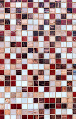 Ceramic glass colorful tiles mosaic composition pattern backgrou