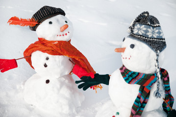 Couple of snowmen