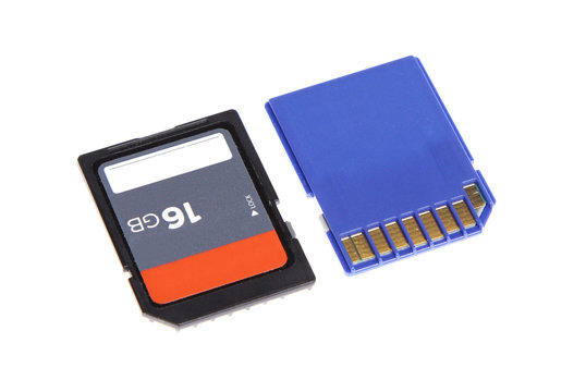 sd memory for camera computer compact flash isolated