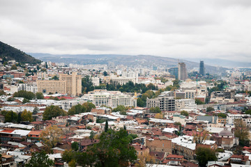 Fototapeta na wymiar Cityscape of Tbilisi