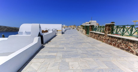 Pedestrian way, Oia, Santorini, Greece