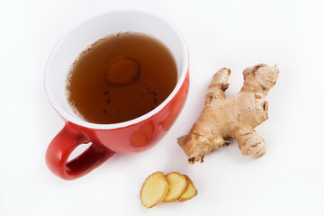 cup of ginger tea