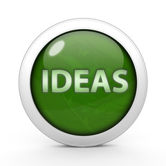 Ideas  circular icon on white background