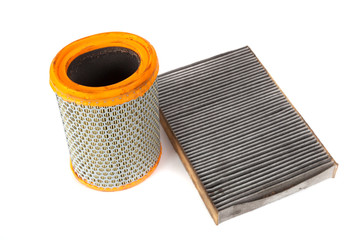 Old and dirty car filter - air filter