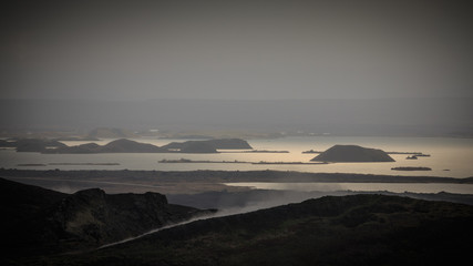 Fototapeta premium Lake Myvatn in North West Iceland