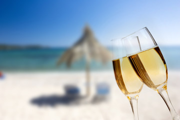 New Year at the beach