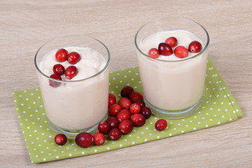 Joghurt mit Cranberries