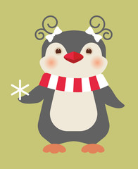 christmas penguin