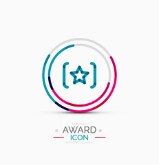 Award icon, logo