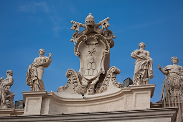 Fototapeta na wymiar St. Peter's Basilica in Vatican City