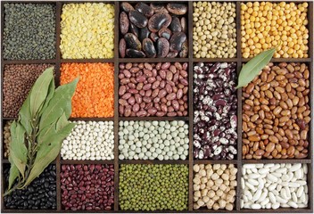 Beans, peas, lentils.