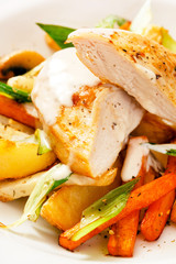 chicken with vegetables