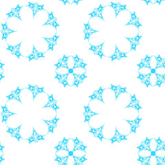 seamless snowflake pattern